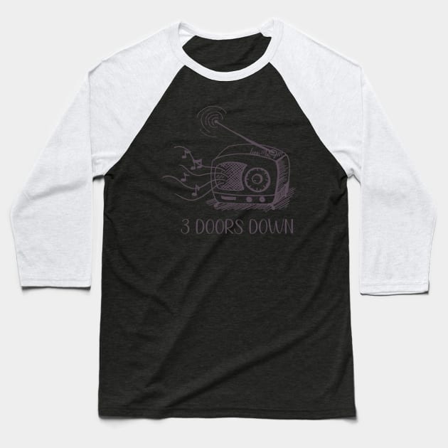 Listening 3 doors Down Baseball T-Shirt by agu13